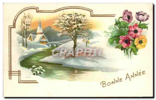 Cartes postales Fantaisie Bonne Annee