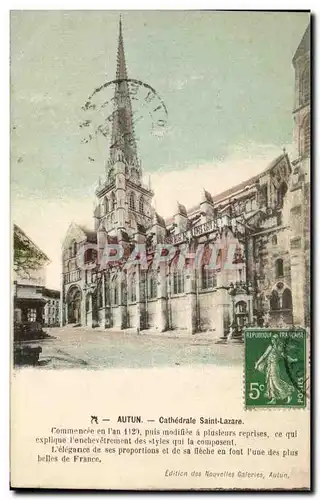 Cartes postales Autun Cathedrale Saint Lazare