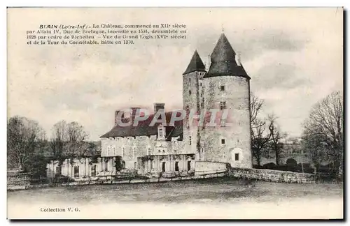 Cartes postales Blain Le Chateau Commence au sleele par Allain Duc de Bretagne