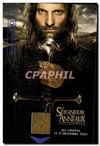 Telecarte Seigneur des Anneaux Lord of the rings Tolkien