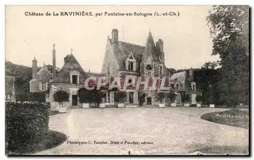 Ansichtskarte AK Chateau De la Raviniere par Fontaine en Sologne