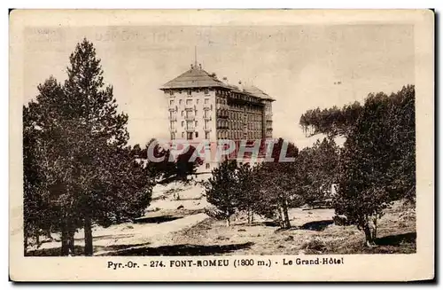 Cartes postales Font Romeu Le Grand Hotel