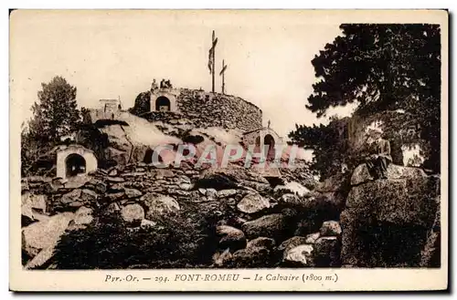 Cartes postales Font Romeu Le Calvaire