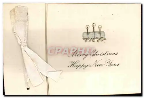 Ansichtskarte AK Merry Christmas Happy New Year Noel