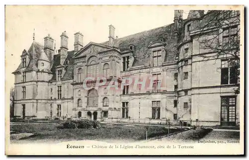 Ansichtskarte AK Ecouen Chateau de la Legion d&#39honneur cote de la Terrasse