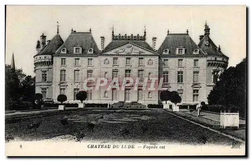 Cartes postales Chateau du Lude Facade est