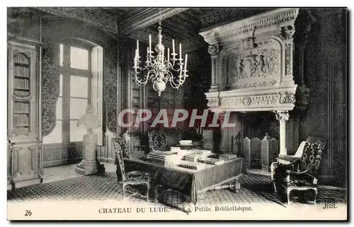 Ansichtskarte AK Chateau Du Lude La Petile Bibliotheque Library