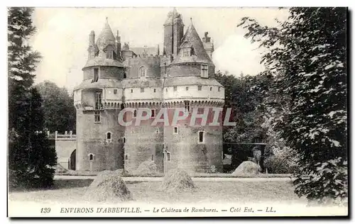 Ansichtskarte AK Environs D&#39Abbeville Le Chateau de Rambures Cote Est