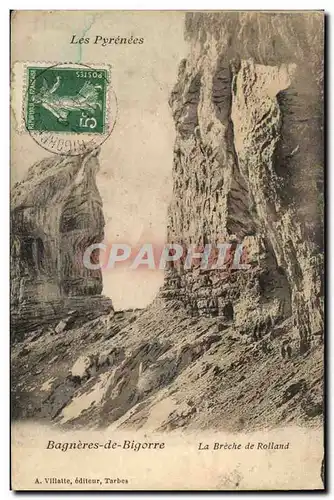 Cartes postales Bagneres de Bigorre La Breche de rolland