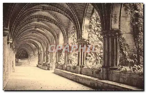 Cartes postales Abbaye de Royaumont Asniere sur Oise Cloitre