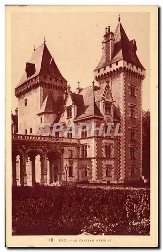 Cartes postales Pau Le Chateau Henri IV