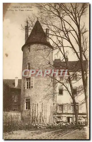 Ansichtskarte AK Paray le Monial La Cour du Vieux Chateau