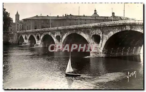 Cartes postales Toulouse La Garonne Le Pont neuf et l'hopital