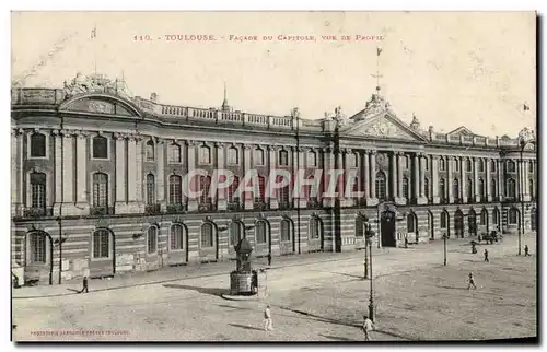 Ansichtskarte AK Toulouse Facade Du Capitole Vue de profil