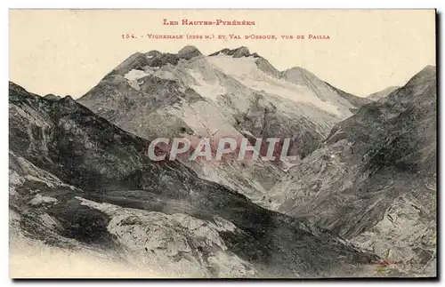 Cartes postales Les Hautes Pyerenees Vignemale et val d&#39Ossoue vus de Pailla