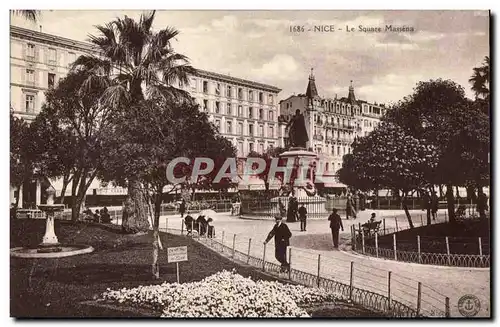 Cartes postales Nice Le Square Massena