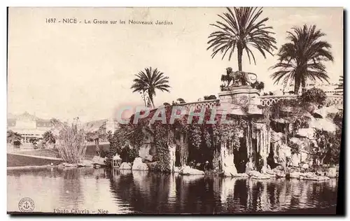 Ansichtskarte AK Nice La Grotte sur les Nouveaux Jardins