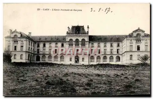 Cartes postales Caen L&#39Ecole Normale de Garcons