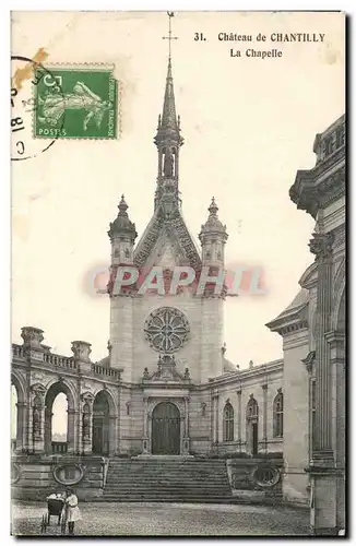 Cartes postales Chateau de Chantilly La Chapelle