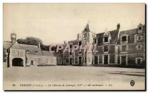Ansichtskarte AK Vernou Le Chateau de Jailanges
