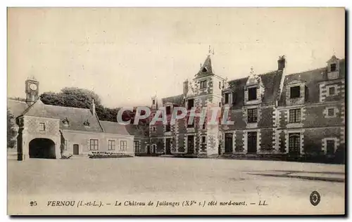 Cartes postales Vernou Le Chateau de Jailanges