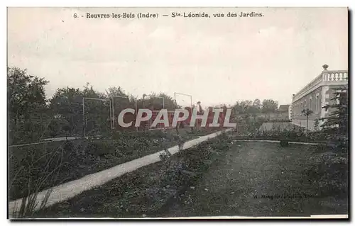Cartes postales Rouvres les Bois St Leonide vue des Jardins