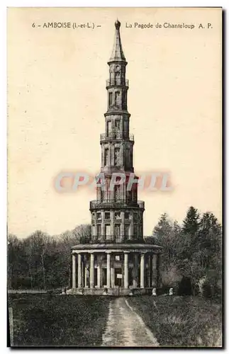 Ansichtskarte AK Amboise La Pagode de Chanteloup