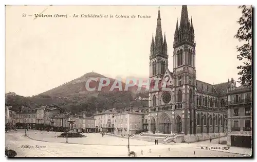 Cartes postales Voiron La Cathedrale et le Coleau de Vouise