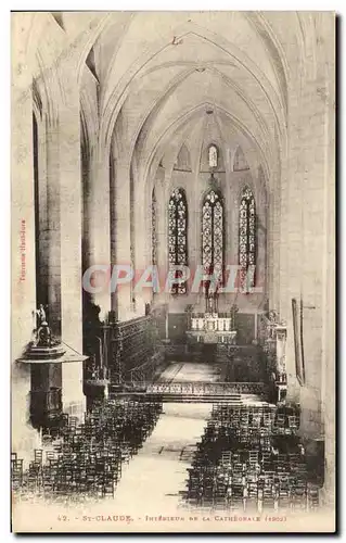 Cartes postales St Claude Interieur de la Cathedrale