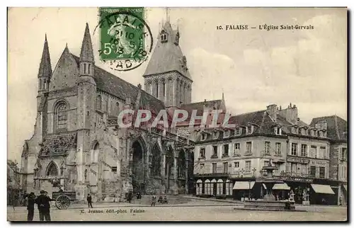 Cartes postales Falaise L&#39Eglise Saint gervais