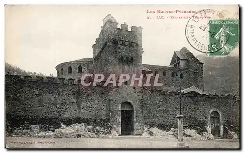Cartes postales Luz Luz eglise Des templiers