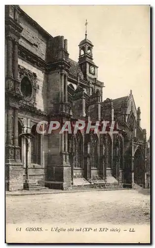 Cartes postales Gisors L'Eglise cote Sud