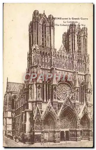 Ansichtskarte AK Reims Avant La Grande Guerre La Cathedrale