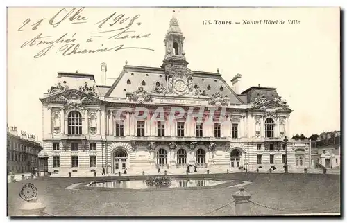 Cartes postales Tours Nouvel Hotel de Ville