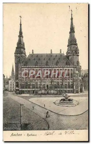 Cartes postales Aachen Rathaus