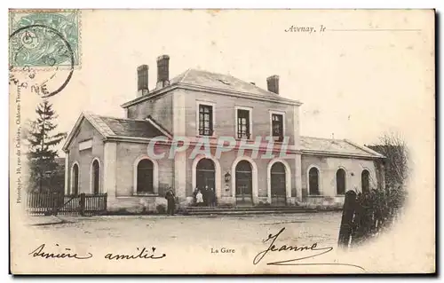 Ansichtskarte AK Avenay Le La Gare Trains