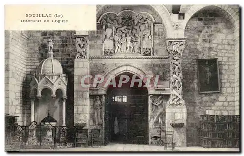 Cartes postales Souillac Interieur de l'Eglise