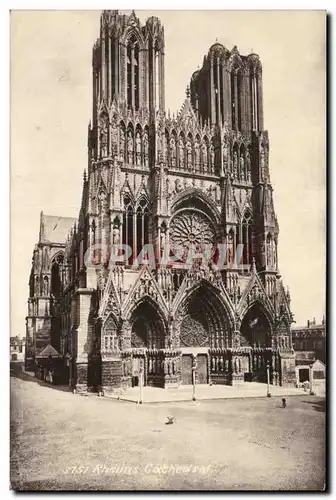 Cartes postales Reims Cathedrale