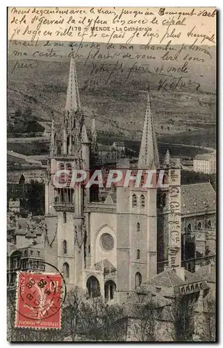 Cartes postales Mende La cathedrale