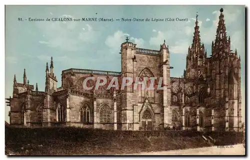 Cartes postales Environs De Chalons Sur Marne Notre Dame De Lepine