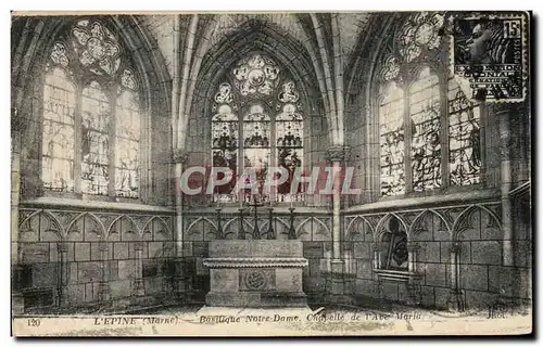 Cartes postales L'Epine Basilique Note Dame Chapelle de l'Ave Maria