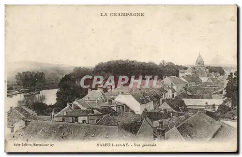 Ansichtskarte AK La Champagne Mareuil Sur Ay Vue Generale