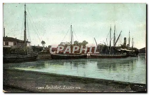 Cartes postales Rochefort Bassin Bateau