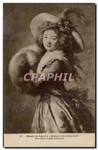 Ansichtskarte AK Musee du Louvre Madame Mole Raymond Vigee Lebrun