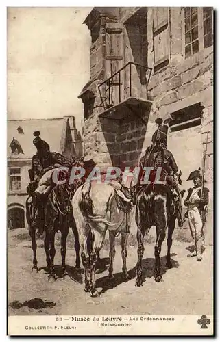 Cartes postales Musee du Louvre Les ordonnances meissonier Militaria