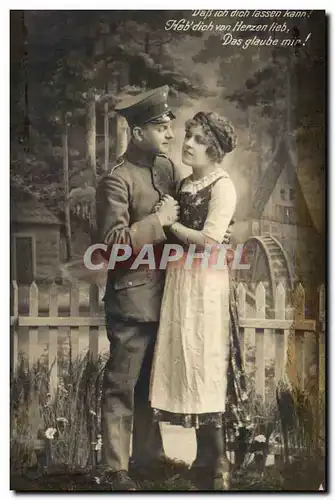 Cartes postales Militaria Femme Soldat