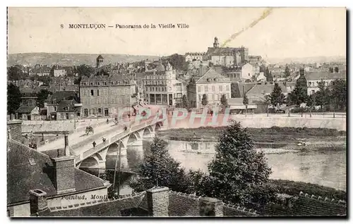 Cartes postales Montlucon Panorama de la Vieule Ville