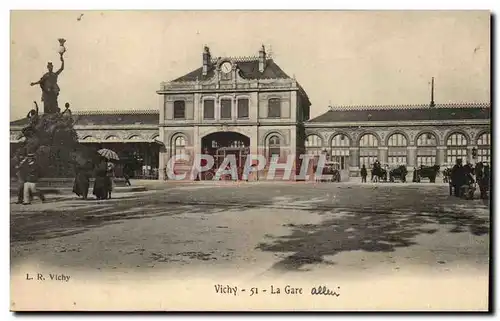 Cartes postales Vichy La Gare