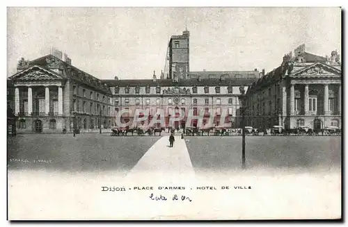 Cartes postales Dijon Place D&#39armes Hotel De Ville