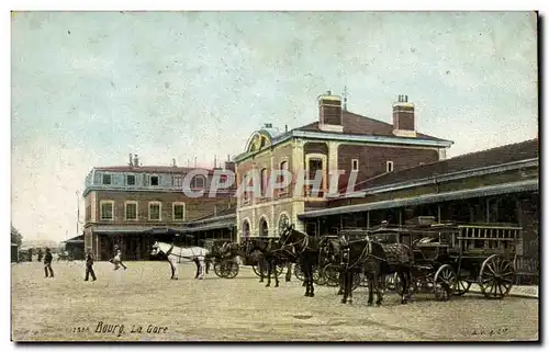 Ansichtskarte AK Bourg La Gare Cheval Horse